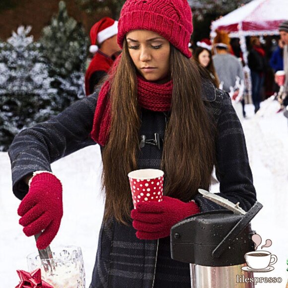 guess plaid hooded toggle peacoat ASO elena gilbert the vampire diaries (small) - Picture 2 of 9